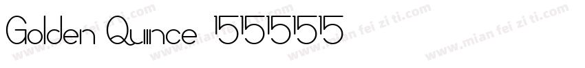 Golden Quince字体转换